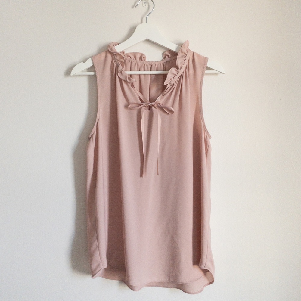 Pink blouse for work